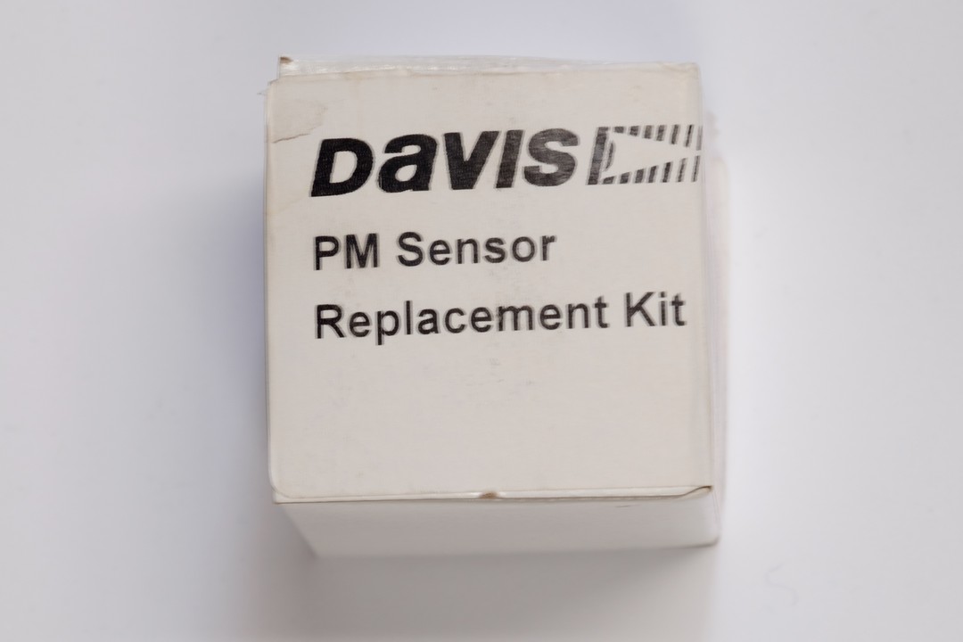 The box the Davis Instruments PM Sensor Replacement Kit comes in.